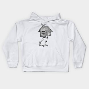 Baba Yaga Hut Kids Hoodie